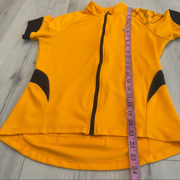 Pearl Izumi for Women Select Orange Zip Short Sleeve Cycling Top Size Medium - Picture 8 of 13